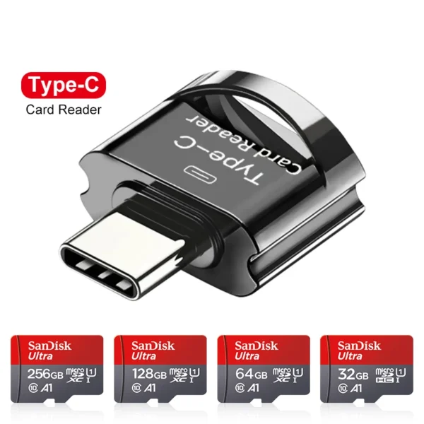 Minicard 64GB 32GB + SD Adapter - Image 2