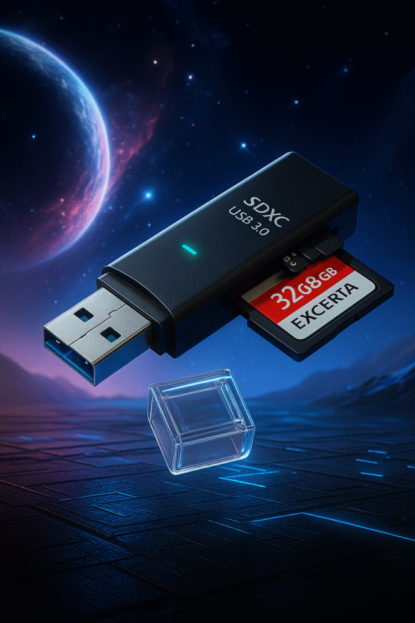 Robust 2-in-1 USB 3.0 2.0 Micro SD Card Reader