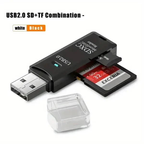 Robust 2-in-1 USB 3.0 2.0 Micro SD Card Reader - Image 5